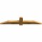 Ekena Millwork Eugene Rough Sawn Timber Gable Bracket, Western Red Cedar, 48"W x 10"H x 2"D x 4"F, 5/12 Pitch GBW048X10X0204EUG00RWR - alternate 5